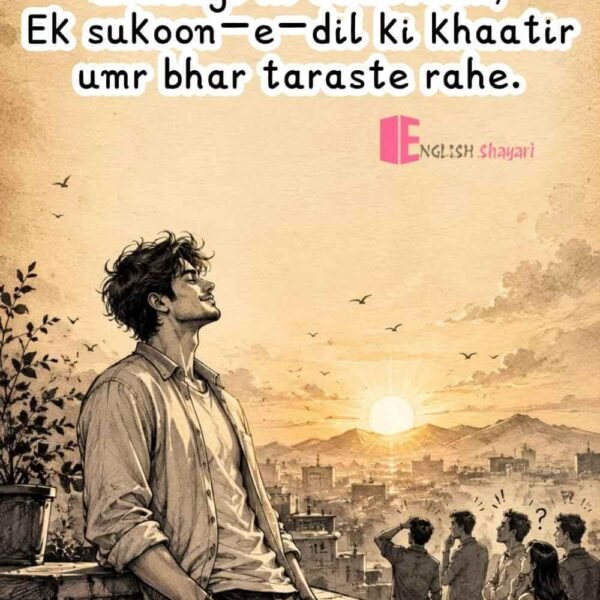 Life Shayari in English | 130+ Beautiful Zindagi Shayari on Life