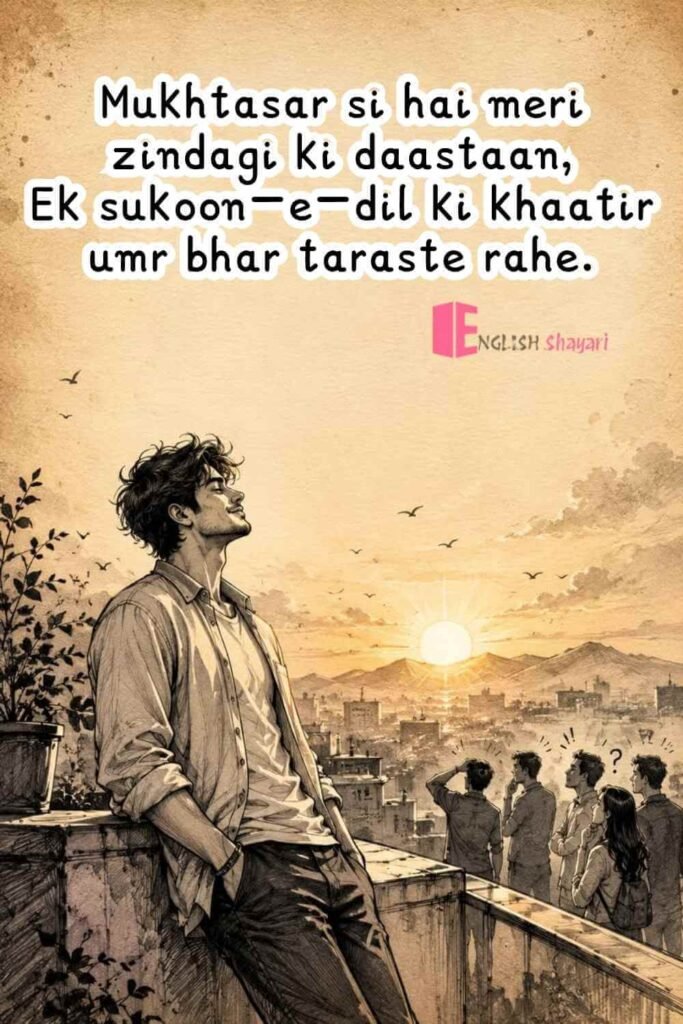 Life Shayari in English | 130+ Beautiful Zindagi Shayari on Life