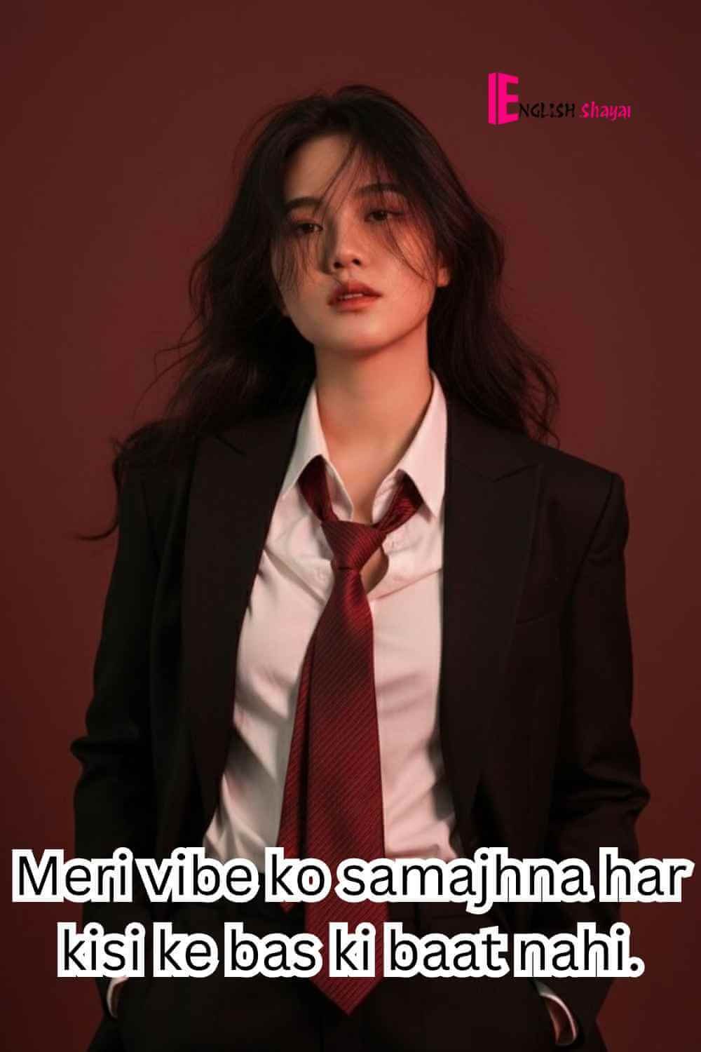 1 Line Attitude Shayari in English for Girl